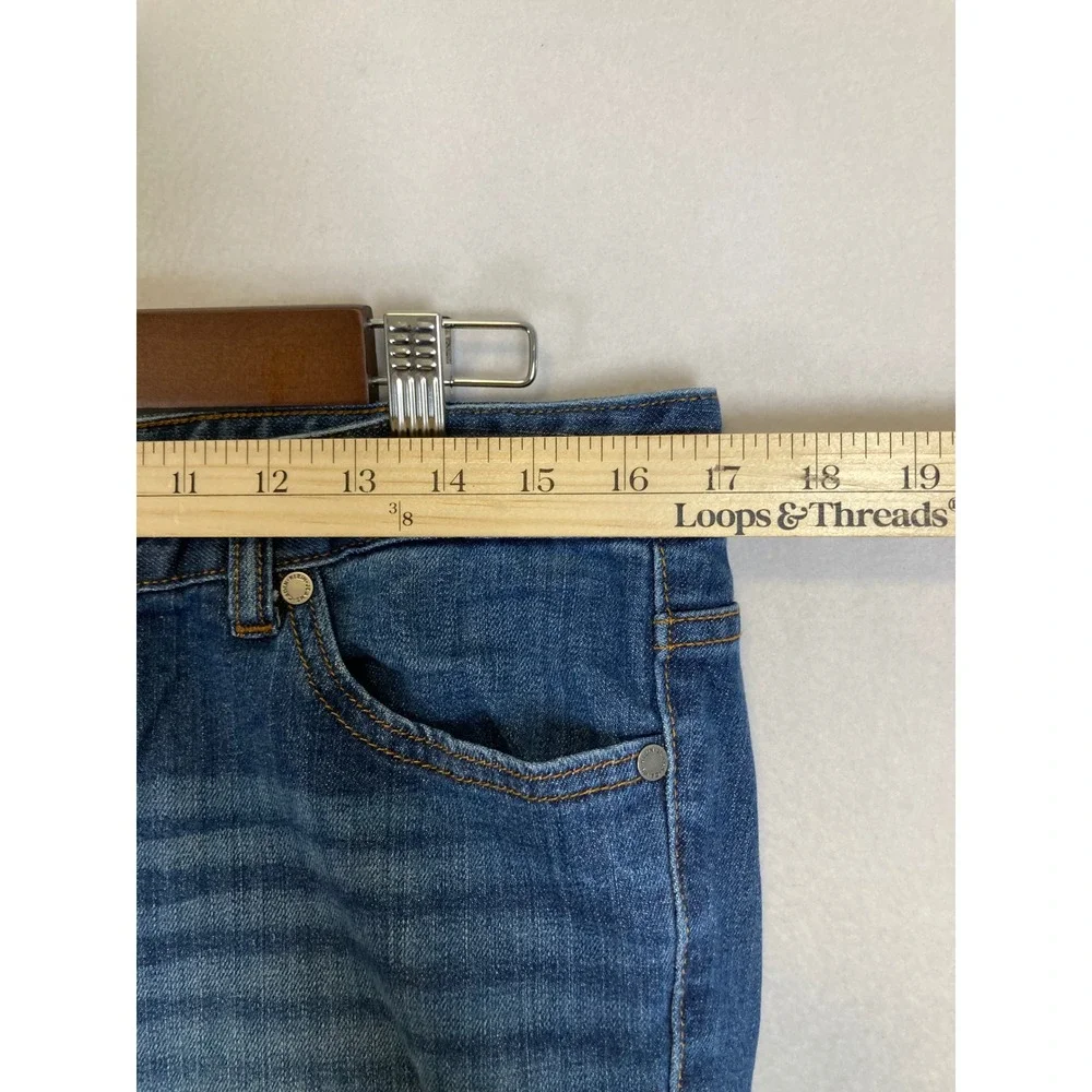 Classic Calvin Klein Jeans Womens 31/12 Blue Ultimate Skinny‎ Mid Rise Denim